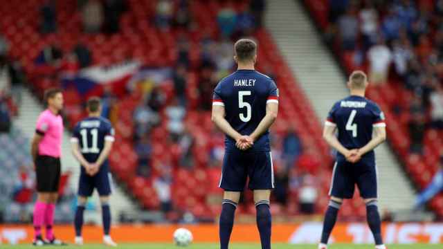 Los jugadores de la selección de Escocia no se arrodillan en la Eurocopa 2020