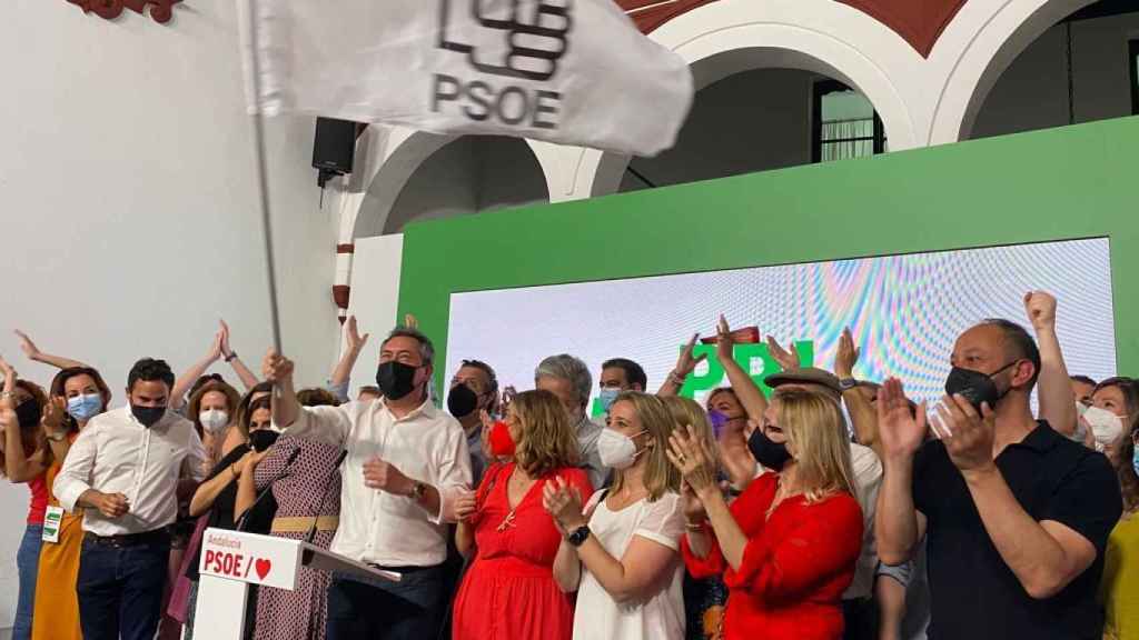 Juan Espadas tras ganar las primarias del PSOE andaluz.