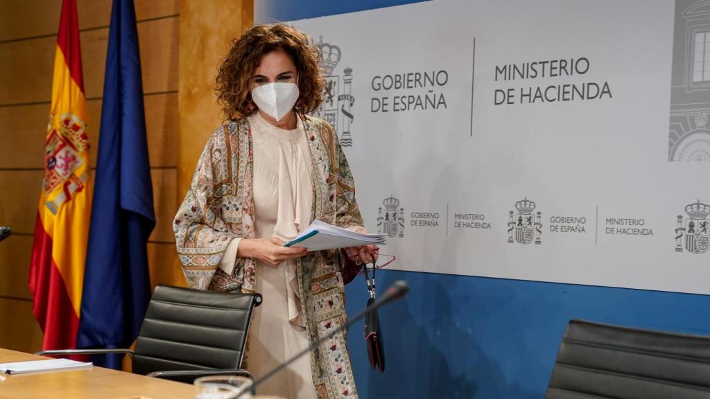 La ministra de Hacienda, María Jesús Montero.
