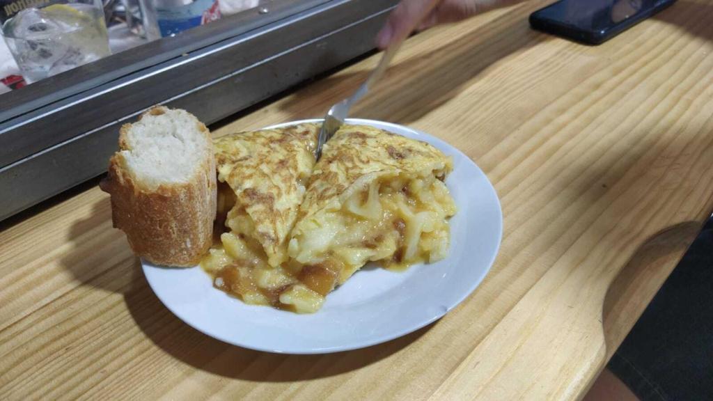 El pincho de tortilla de patatas de Casa Dani.