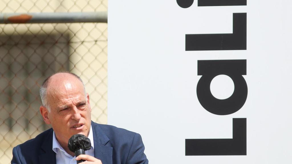Javier Tebas, durante un acto de LaLiga