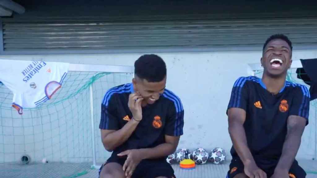 Vinicius y Rodrygo, en un vídeo del Real Madrid