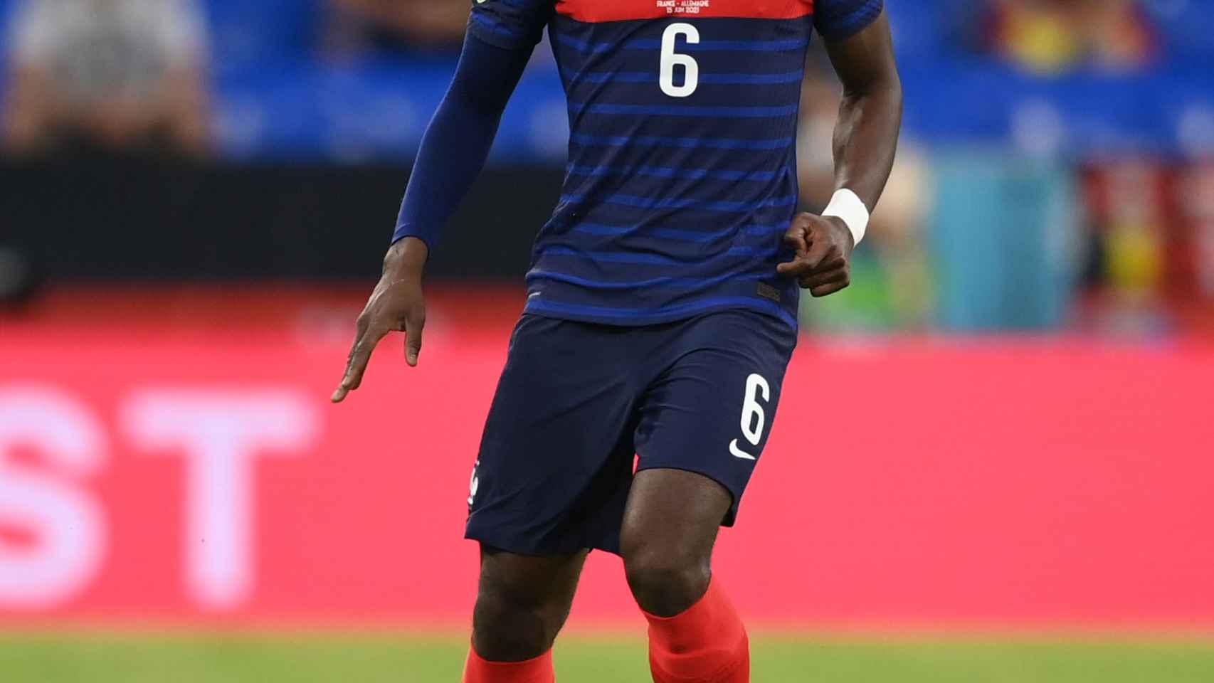 Paul Pogba, en un partido de la Selección de Francia en la Eurocopa 2020.