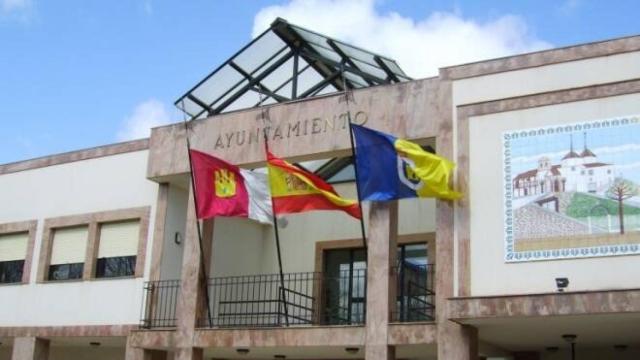 Fachada del ayuntamiento de Membrilla (Ciudad Real)