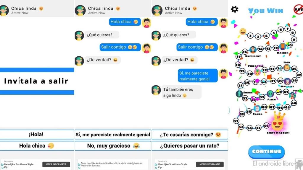 heno lanzador carolino Chat Master: un juego en el que responder a cada chat correctamente