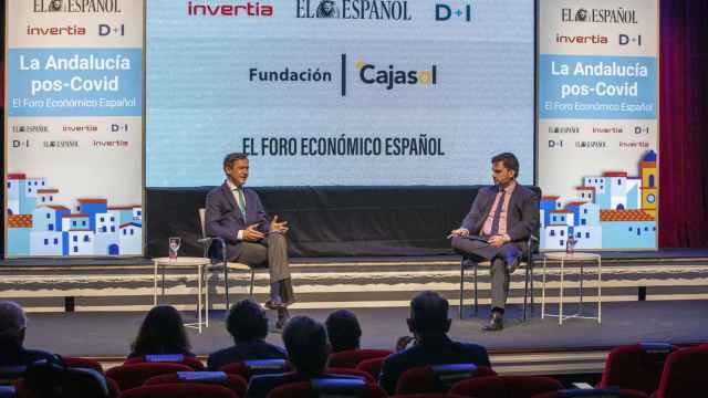 El presidente ejecutivo del Grupo Fertiberia, Javier Goñi, en el I Foro Económico Español 'La Andalucía pos-Covid'.