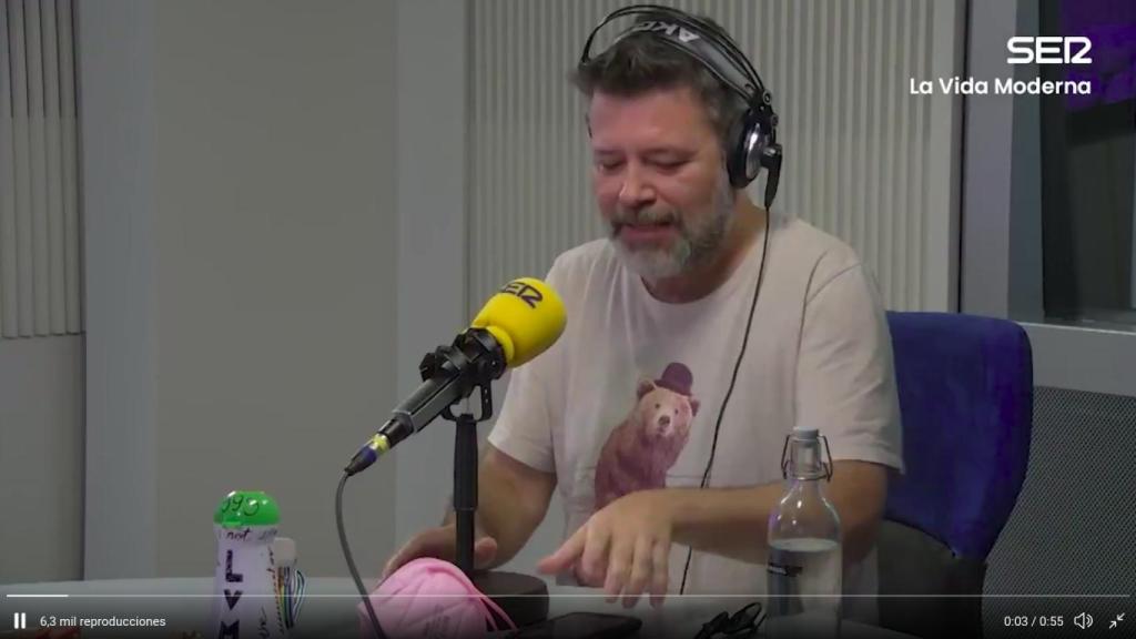 Quequé en un programa da 'La Vida Moderna'.