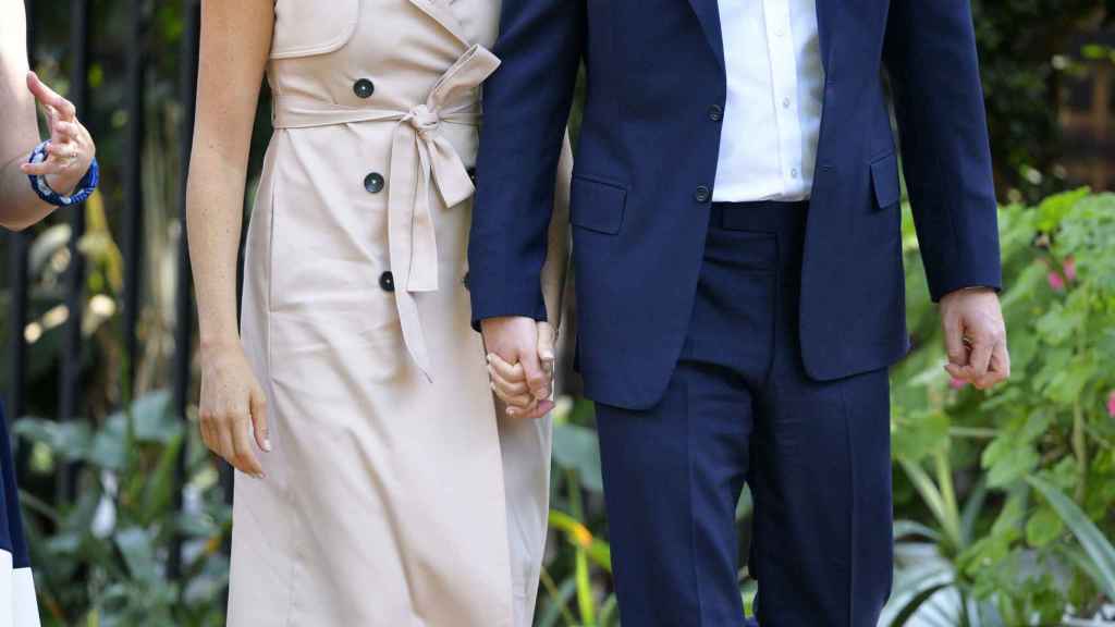 Meghan Markle y el príncipe Harry, en 2019.