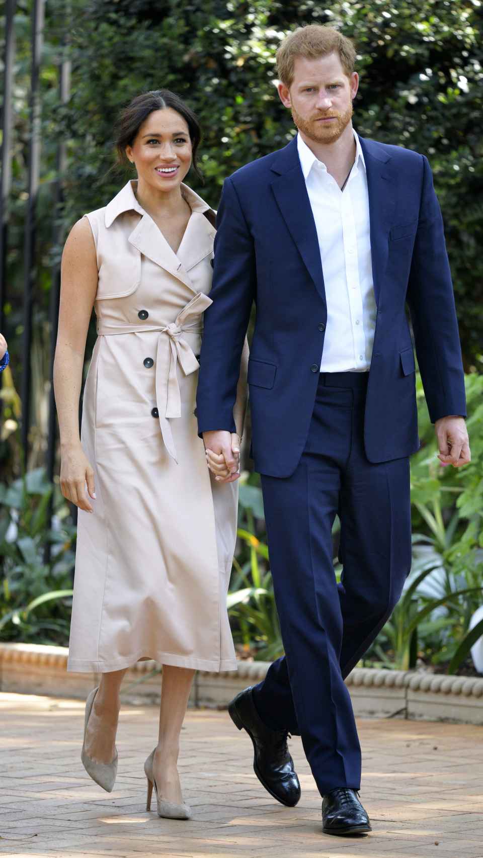 Meghan Markle y el príncipe Harry, en 2019.