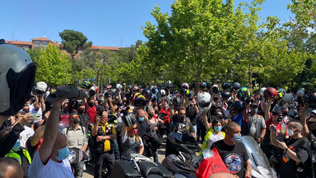 Hubo cisma entre los moteros por la protesta en un día lúdico.