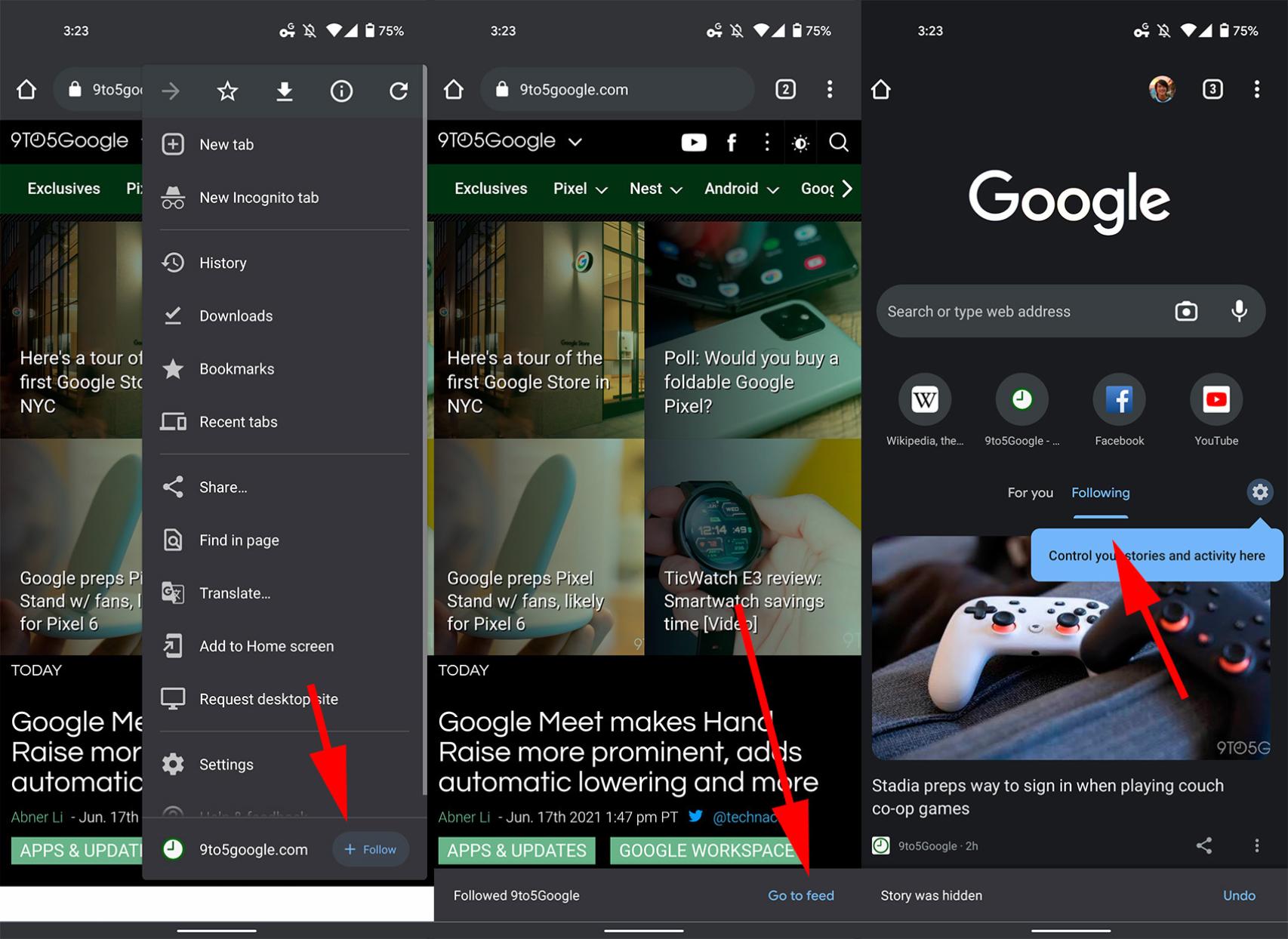 Función RSS en Chrome