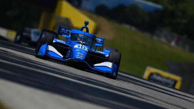 Álex Palou en el circuito de Road America de la IndyCar Series