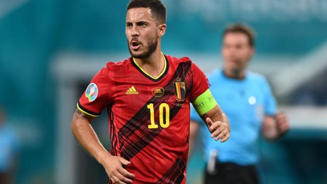 Eden Hazard, en un partido con Bélgica