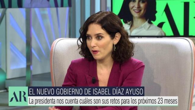 Ayuso rechaza la exigencia de VOX de cerrar Telemadrid, pero aboga por una reforma