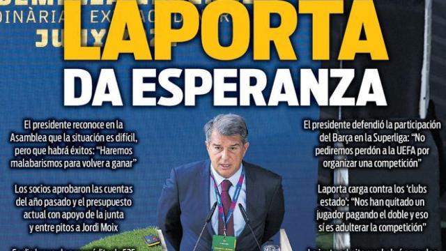 La portada del diario SPORT (21/06/2021)