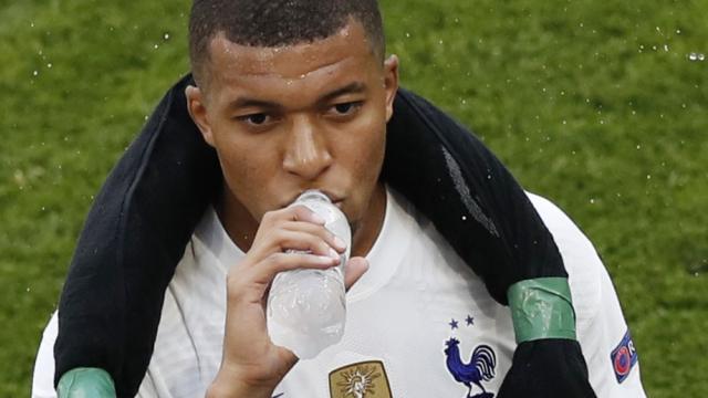 Kylian Mbappé, con la selección de Francia