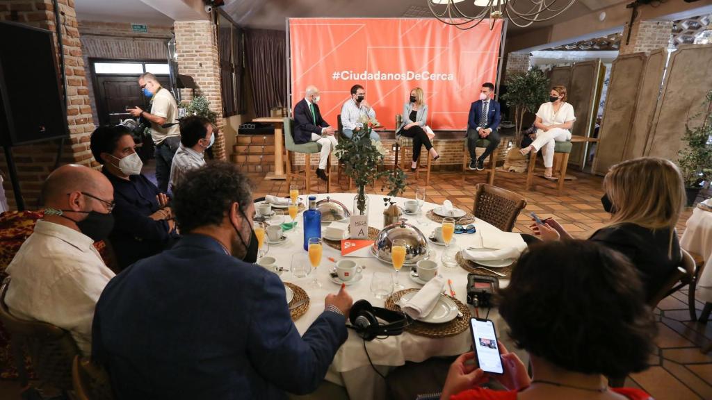 Carmen Picazo, este miércoles en el coloquio de Ciudadanos