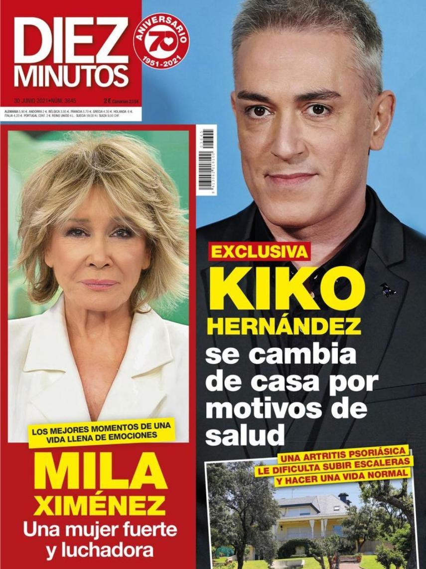 Portada de la revista 'Diez Minutos', del 23 de junio de 2021.