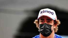 Fernando Alonso, en el Gran Premio de Francia