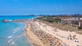 Playa de la localidad valenciana de Canet d'en Berenguer. EE