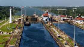 Vista general del Canal de Panamá.