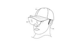 Gorra con visor de realidad aumentada.