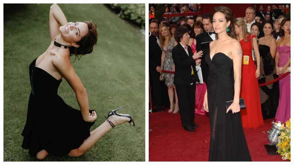Hilal  Altınbilek y Angelina Jolie, en un montaje de JALEOS.