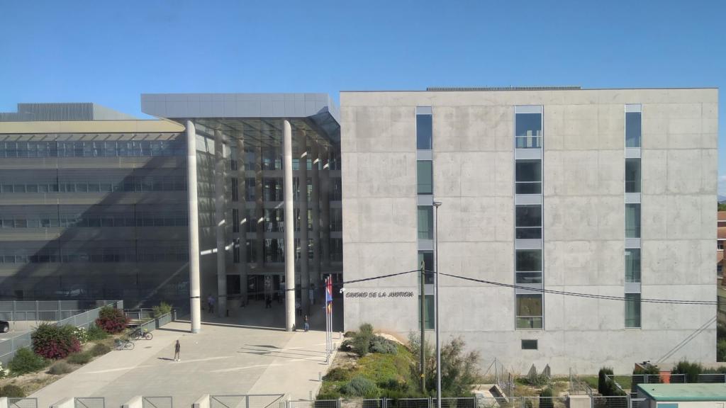 Vista aérea de la Ciudad de la Justicia de Murcia.