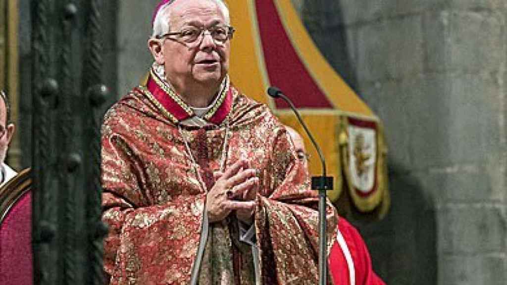 El obispo de Girona, Francesc Pardo, en una homilía.