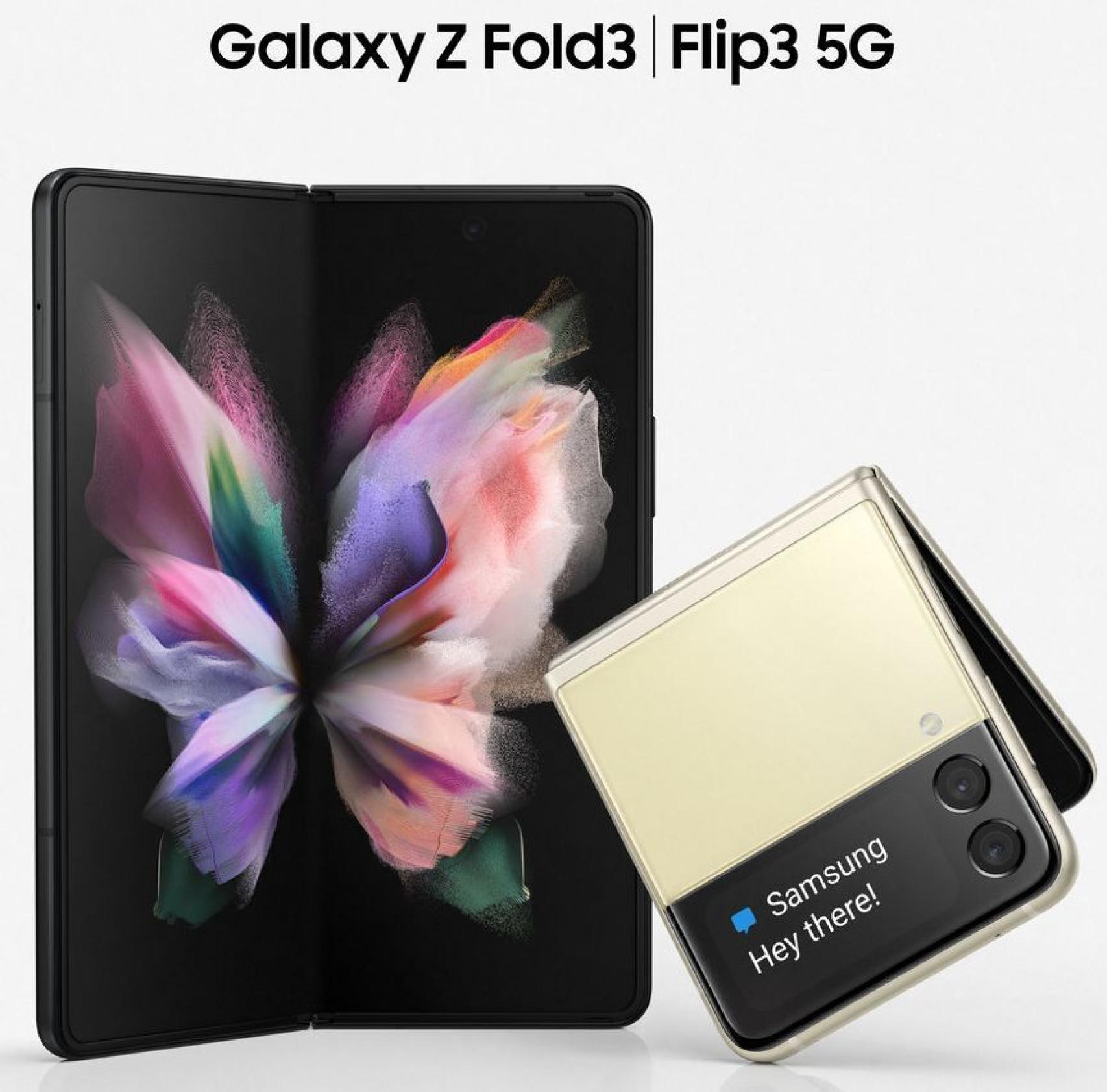 Galaxy Z Fold 3 and Flip 3