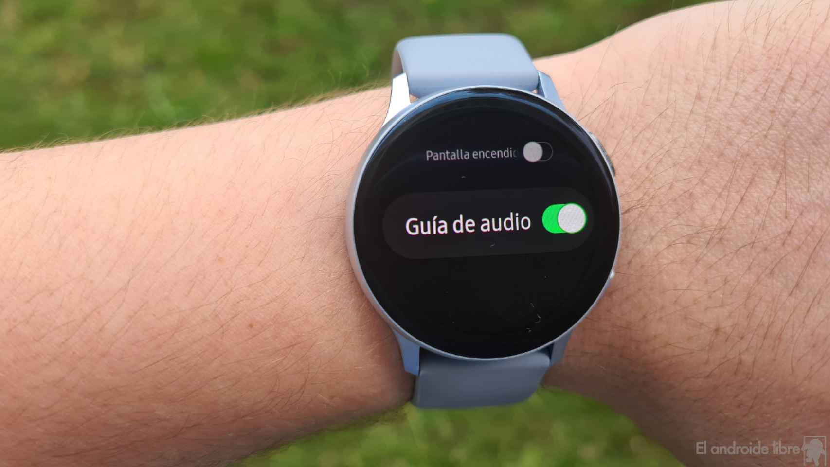 Galaxy Watch desactivar guia audio
