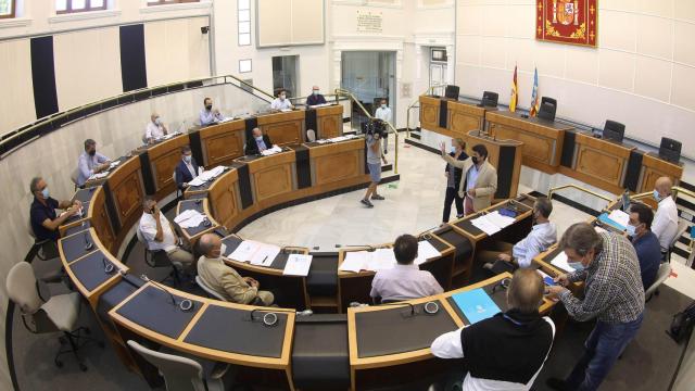 Una sesión anterior de la Comisión Técnica del Agua de la provincia de Alicante.