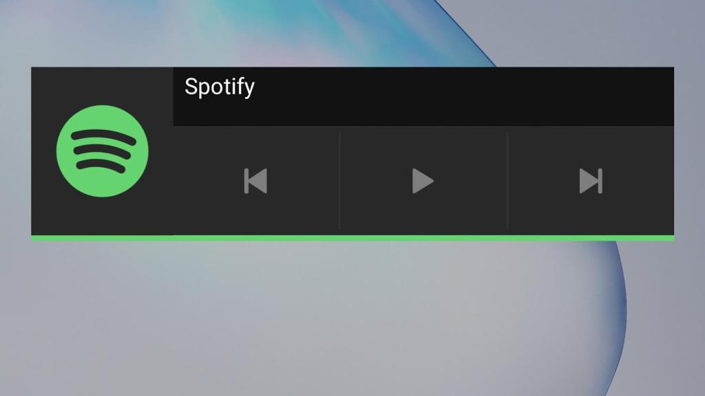 Current eSpotify Widget