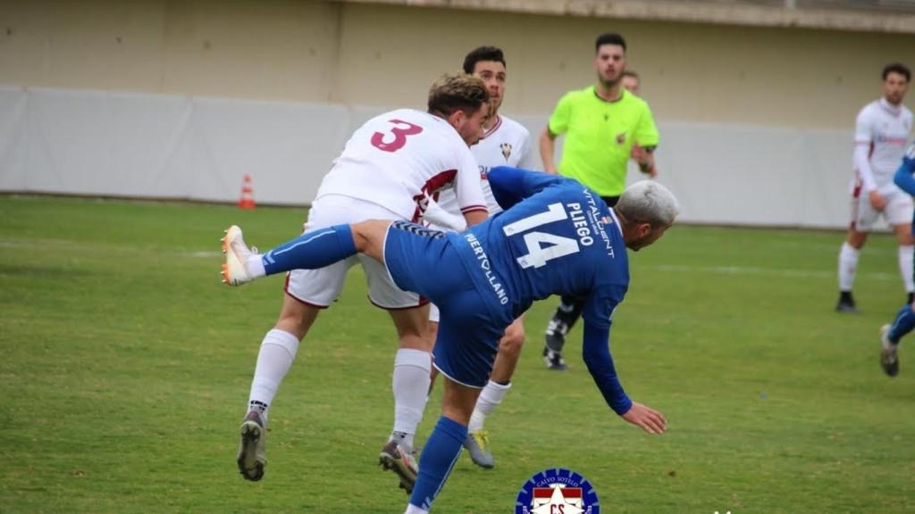 Cortijo en un partido contra el Calvo Sotelo. Foto: CS Puertollano