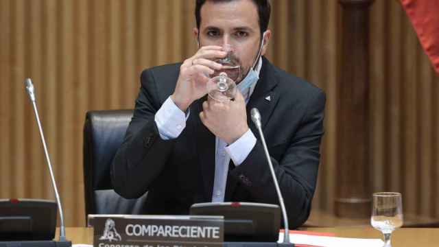 Alberto Garzón, ministro de Consumo, en el Congreso.