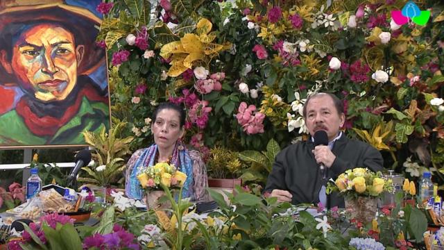 Daniel Ortega, presidente de Nicaragua, en la XIX cumbre de jefes de Estado y de Gobierno de la ALBA.