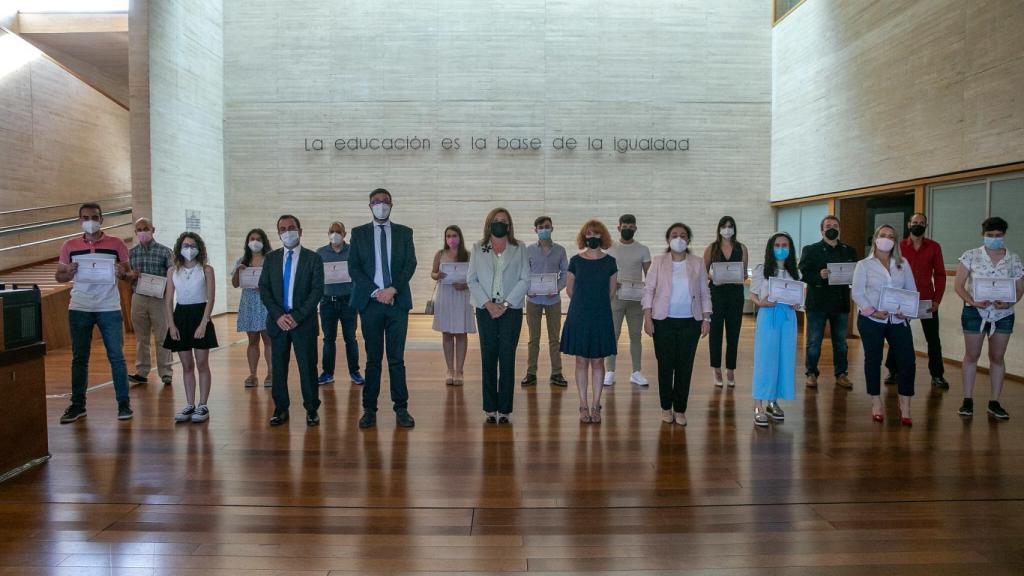 Rosa Ana Rodríguez preside la entrega de los Premios de Formación Profesional.