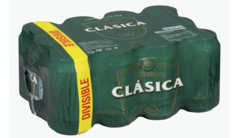El pack de 12 cervezas clásicas de Steinburg.