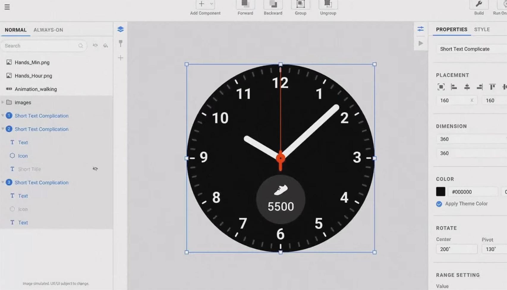 Creating a watch face for the new Samsung smartwatch