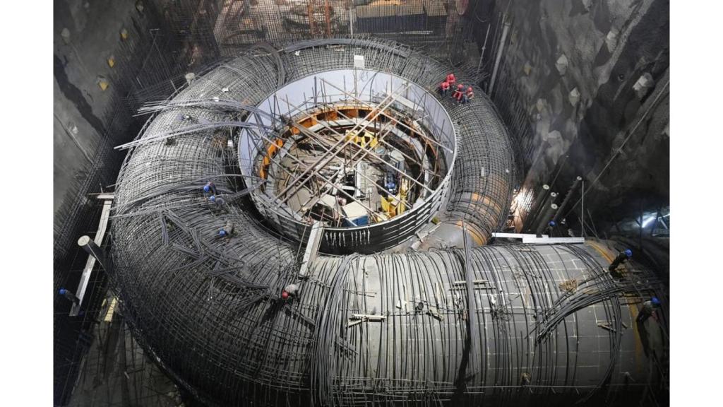 Turbina de la central Baihetan