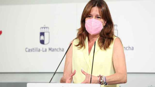 Blanca Fernández este miércoles durante la rueda de prensa (Ó. HUERTAS)