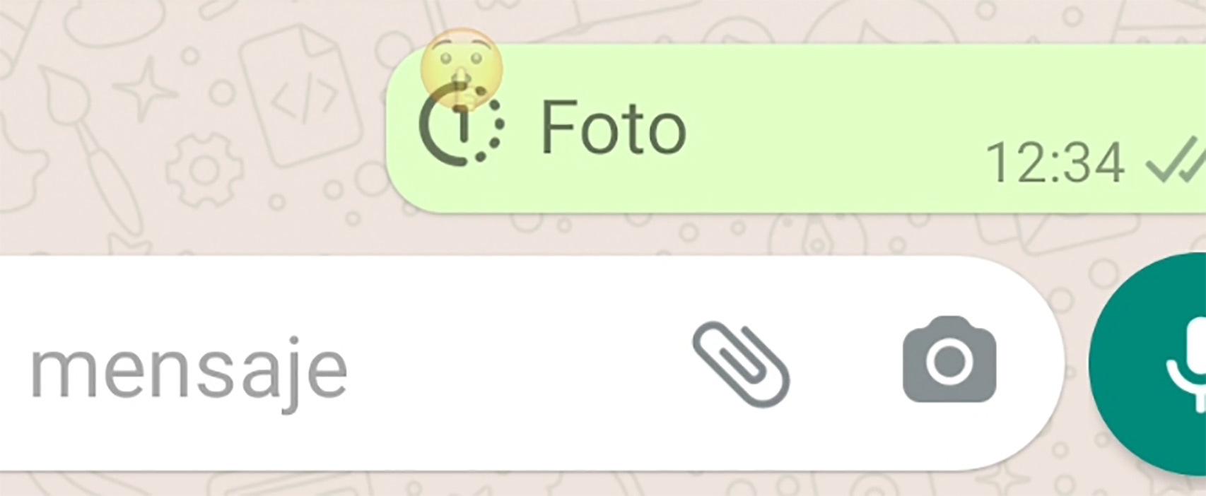 Emoji como huevo de pascua en WhatsApp