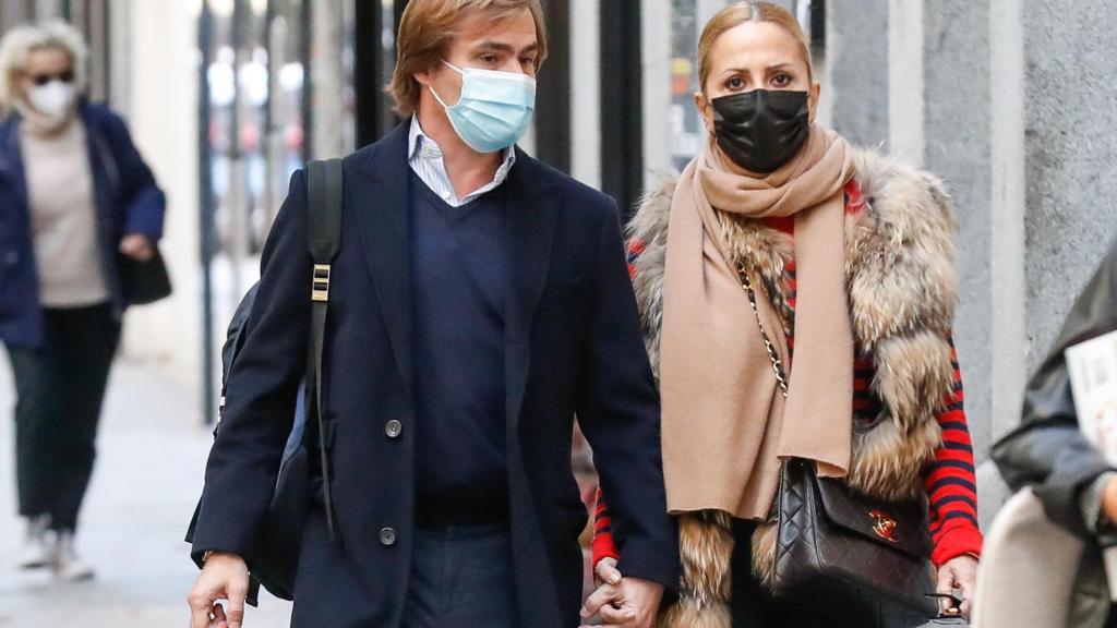 Marta Sánchez junto a su pareja, el empresario Federico León.