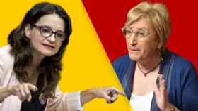 Mónica Oltra (Compromís) y Ana Barceló (PSOE).