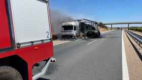 Valladolid bomberos diputacion camion incendio fuego 2