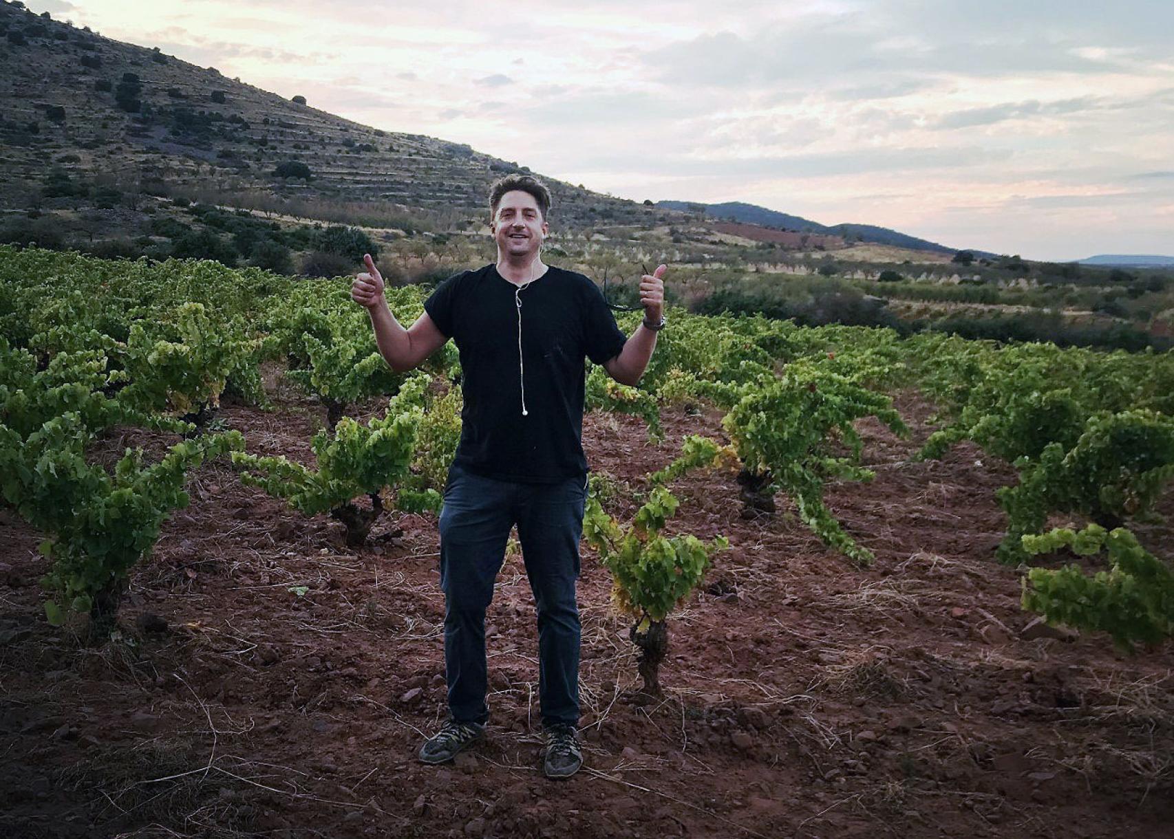 Michael Cooper, 'winegrower' de Vinos del Viento.