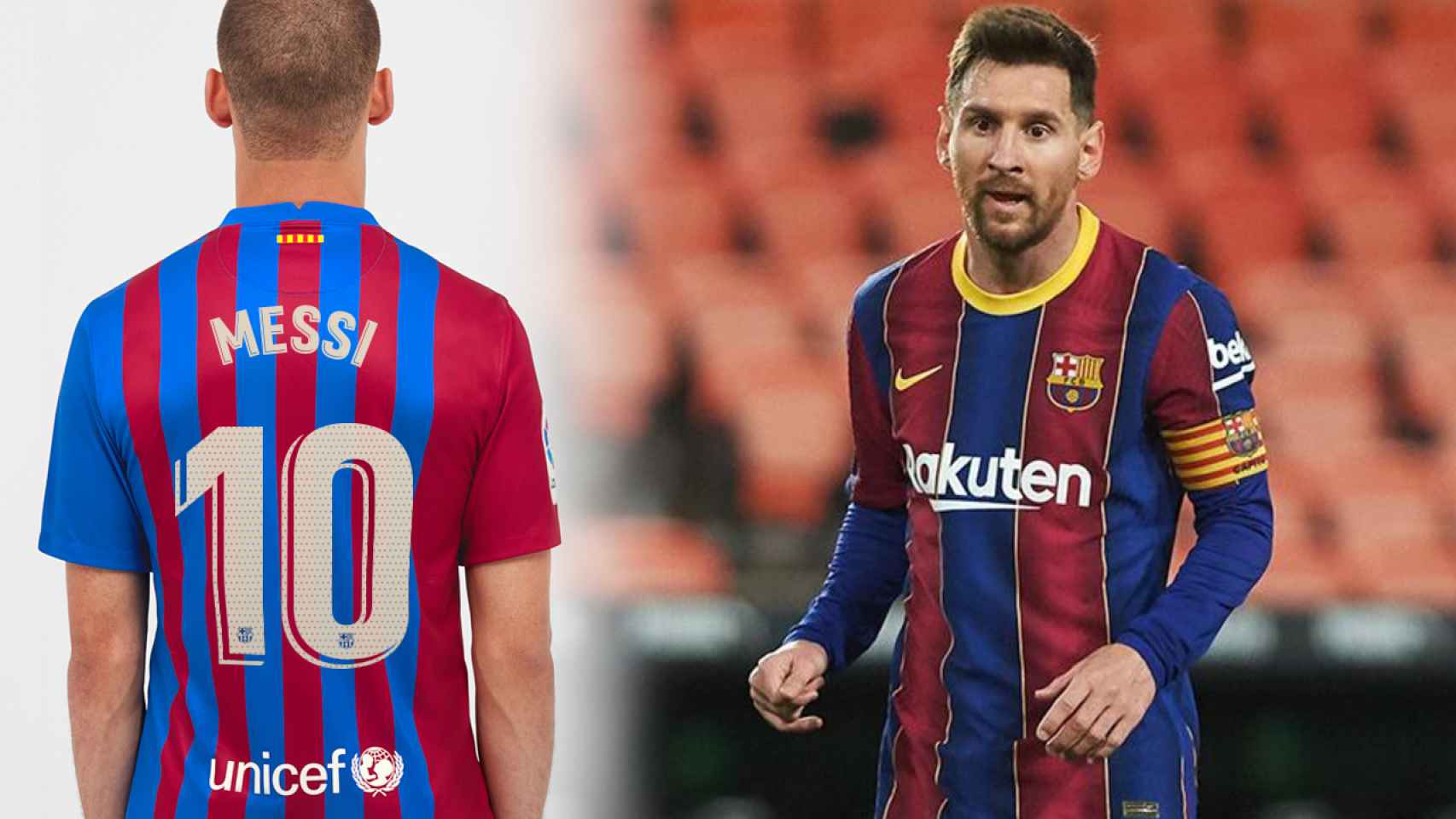 Posicionar Proporcional Casi muerto La negligencia del Barça: siguen vendiendo la camiseta de Messi sin que sea  su jugador