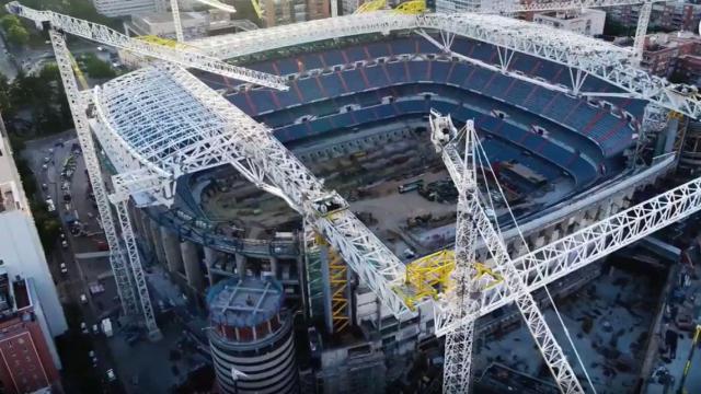 El Santiago Bernabéu, durante el mes de junio de 2021