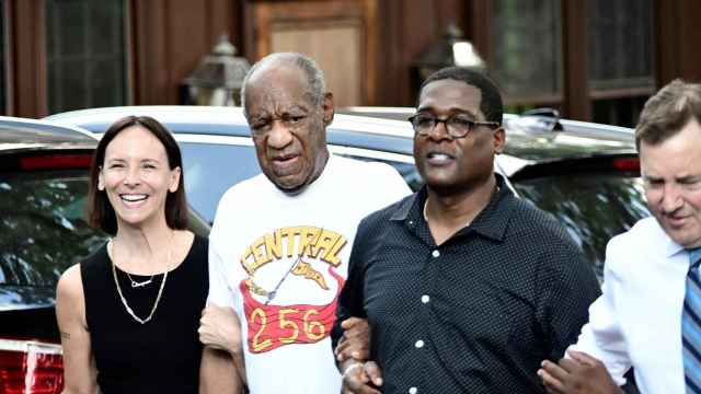 Bill Cosby a su salida de la prisión. Efe