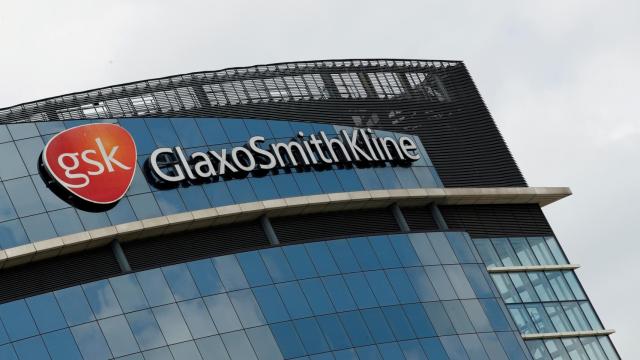 FILE PHOTO: FILE PHOTO: General view outside GlaxoSmithKline (GSK) headquarters in Brentford